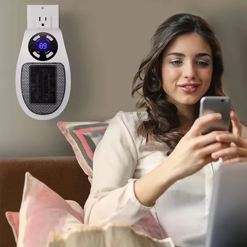 High quality Winter Electric Heater for Home Portable Convenient Wall Mounted Room Heating Warm Blower Warmer Machine Appliance